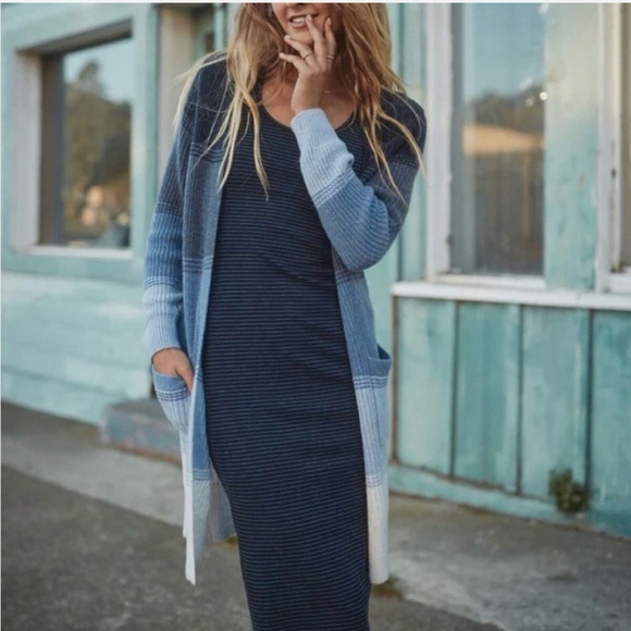 Marine Layer Cabin Cardigan Blue Ombre - Picture 5 of 9